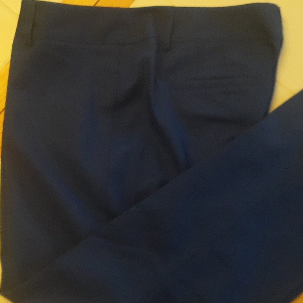 Blue dress pants 58%cotton 41% nylon 3% spandex